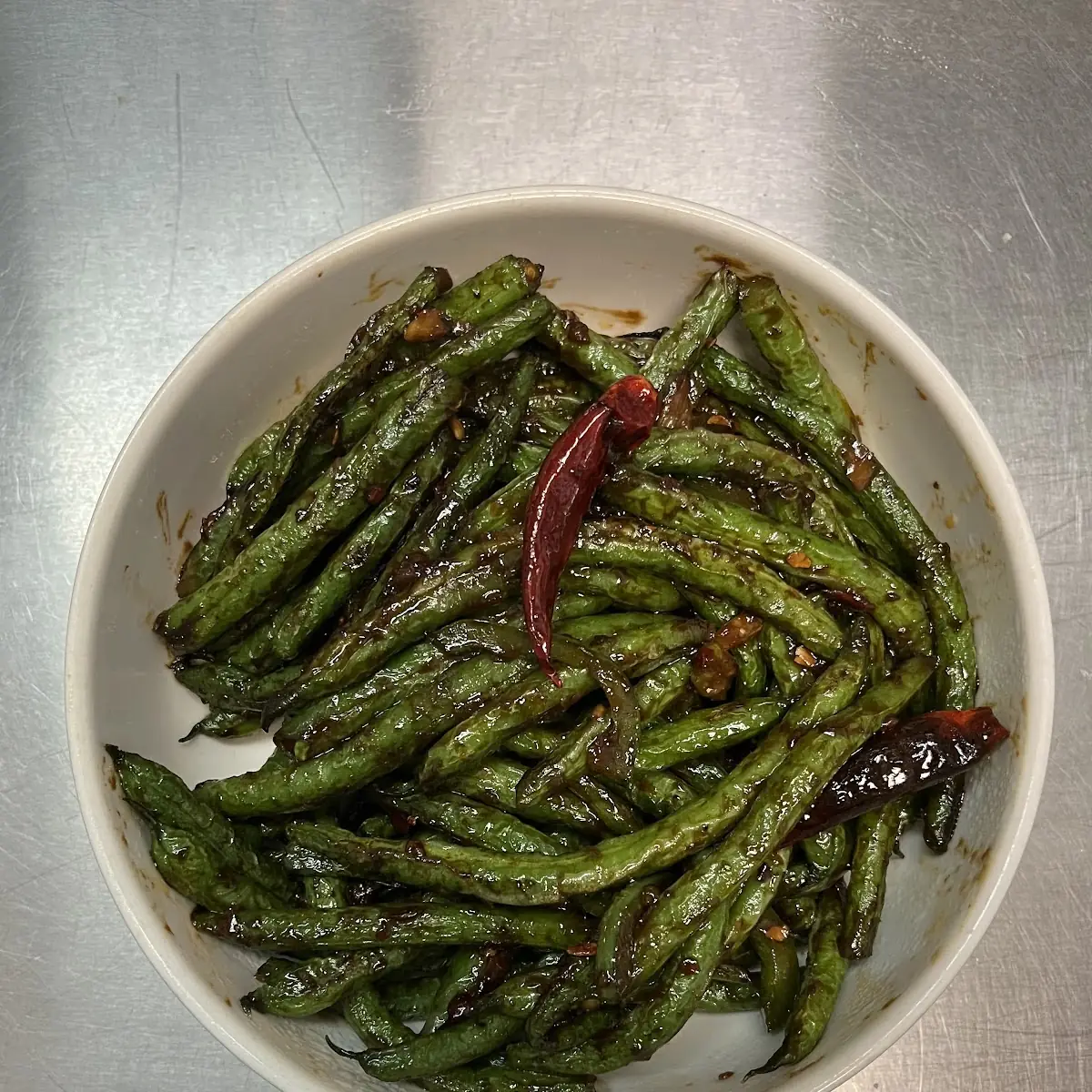 乾扁豆仔 dry braised string beans